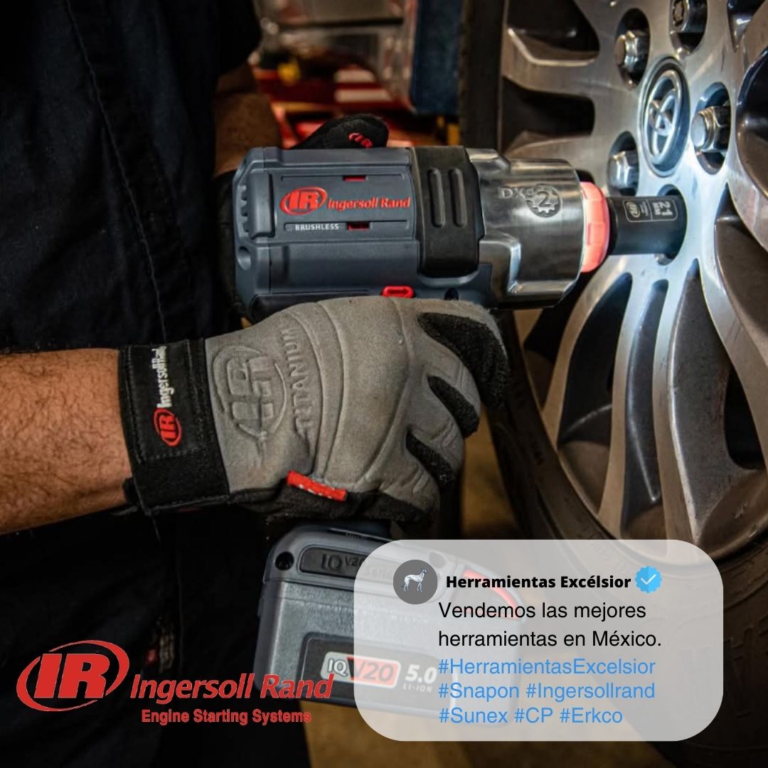 Llave de impacto de 1/2" inalambrica INGERSOLL RAND. DSX2