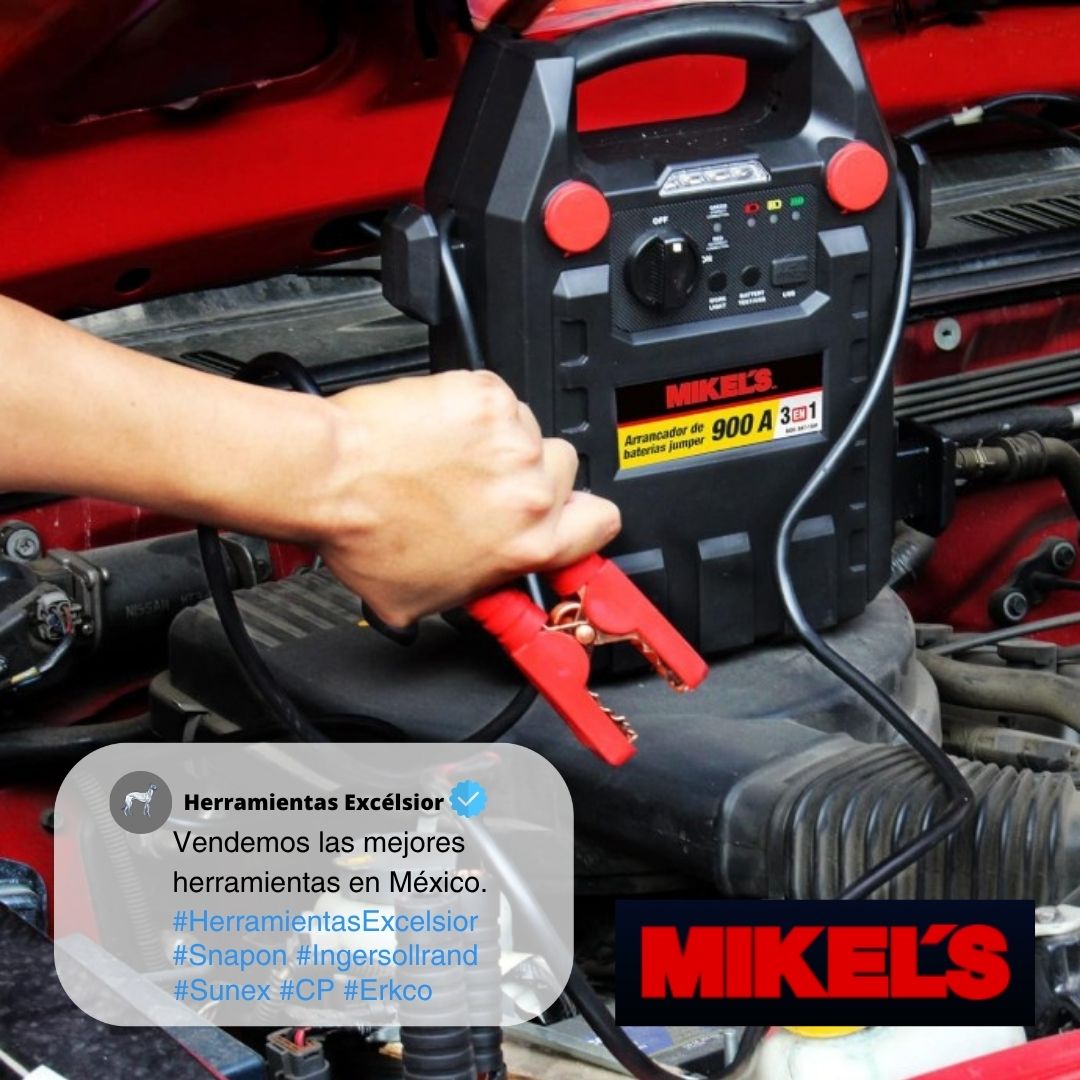 Arrancador de baterias 900 AMP MIKELS