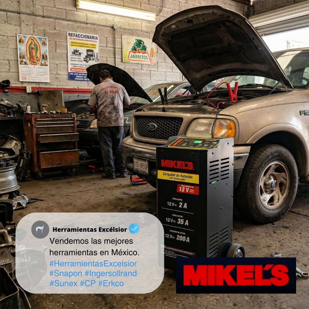 Cargador y arrancador para autos MIKELS