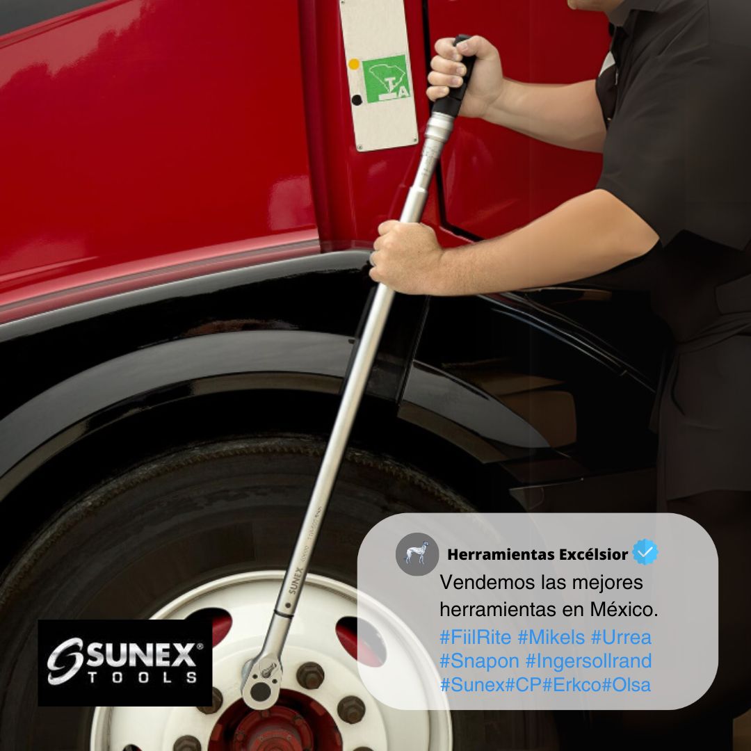 Torquimetro de 3/4" SUNEX servicio pesado