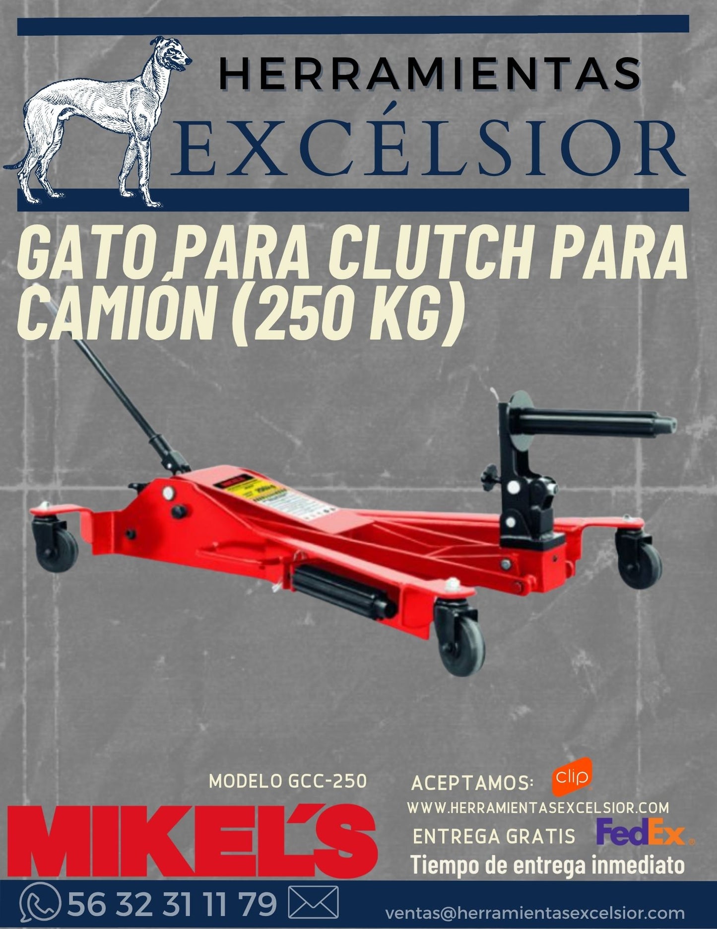 Gato para Clutch para Camión MIKELS