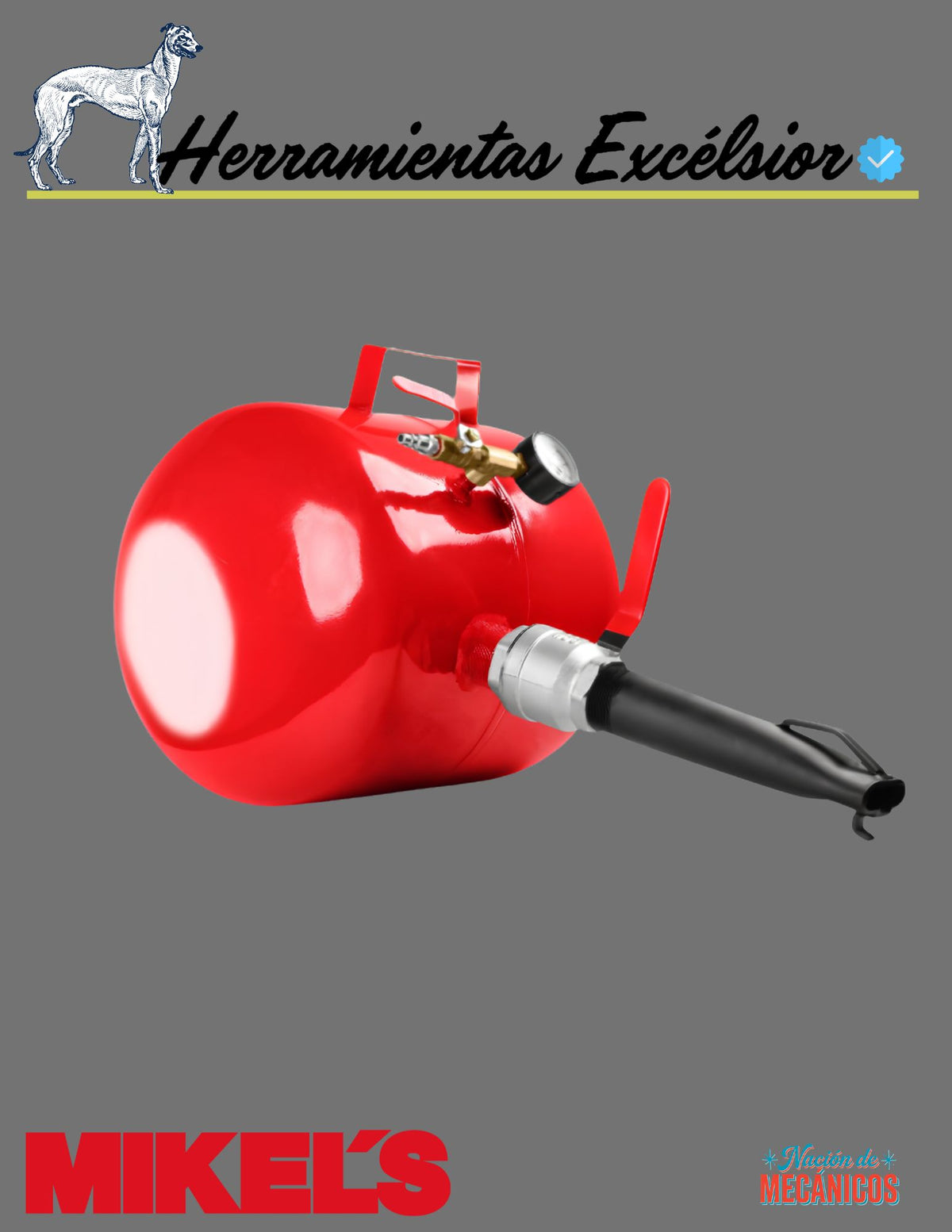 Tanque asentador de ceja Cheeta® (22 lts) MIKELS TAC-22