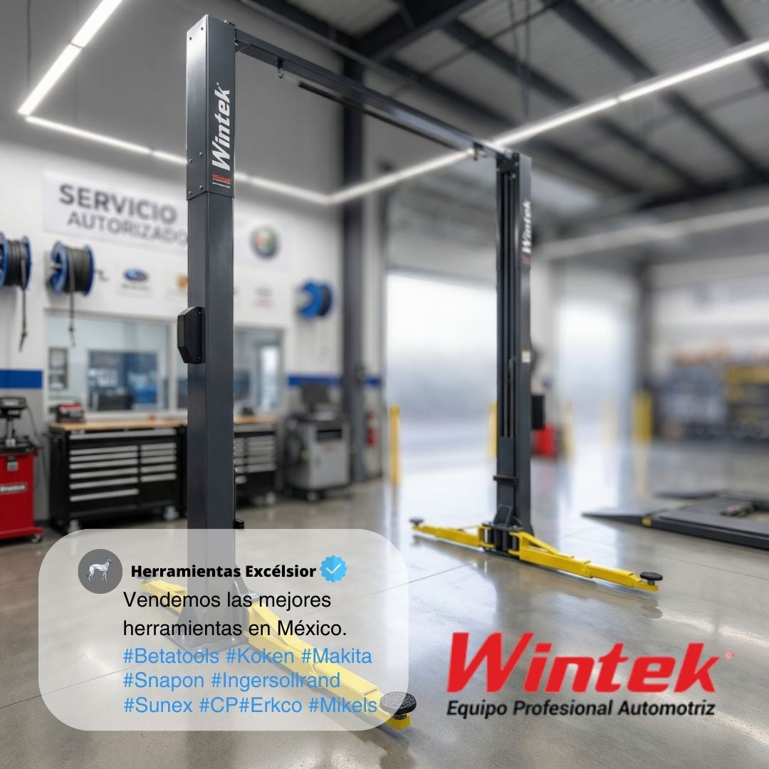 Rampa dos postes 9000 lbs con travesaño WINTEK TL109