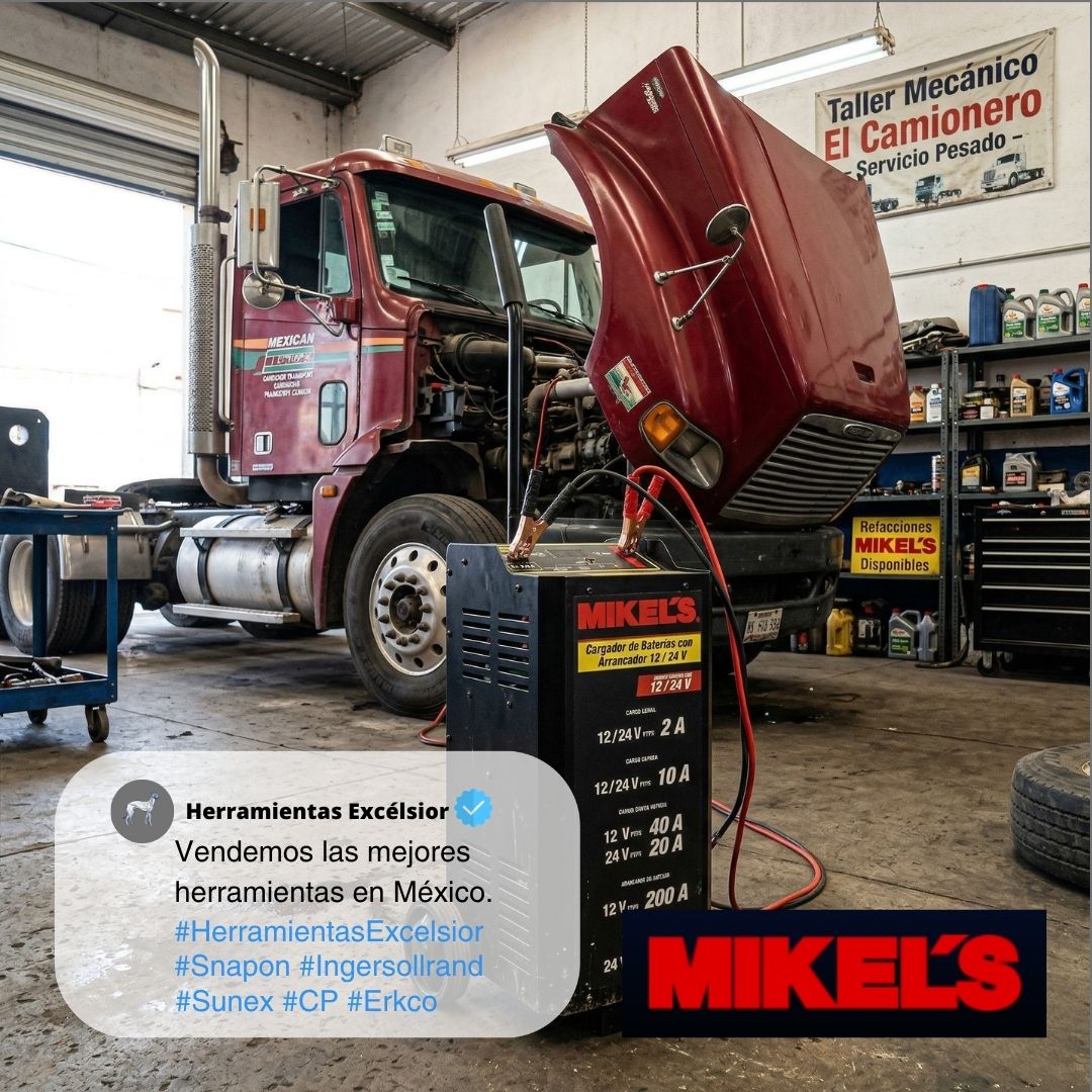 Cargador y arrancador para camiones MIKELS