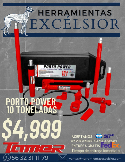 Porto Power de 10 toneladas