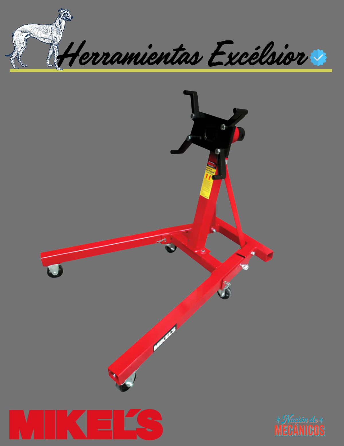Soporte para motor de 1000 kg MIKELS T-1085