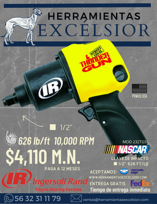 Llave de impacto THUNDER GUN INGERSOLL RAND