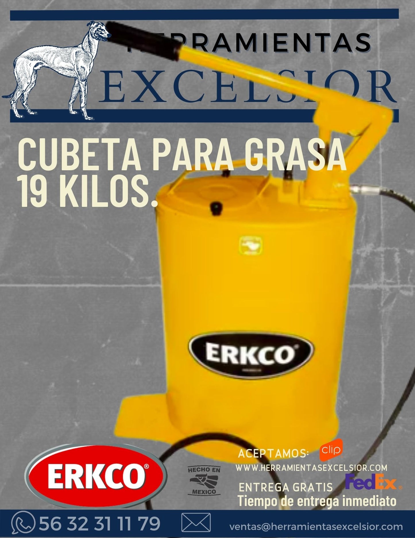 Grasera ERKCO calidad profesional