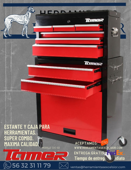 Combo caja y estante TAMER