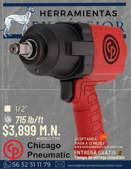 Llave de impacto 1/2" Chicago Pneumatic 7741