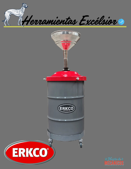 Receptor de aceite de lamina uso rudo ERKCO