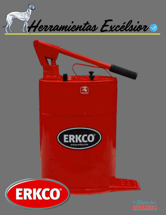 Cuebeta de 19 litros para aceite transmision ERKCO de palanca.