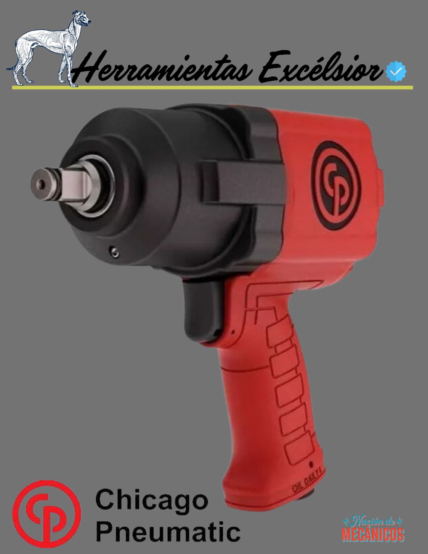 Llave de impacto 1/2" Chicago Pneumatic 7741
