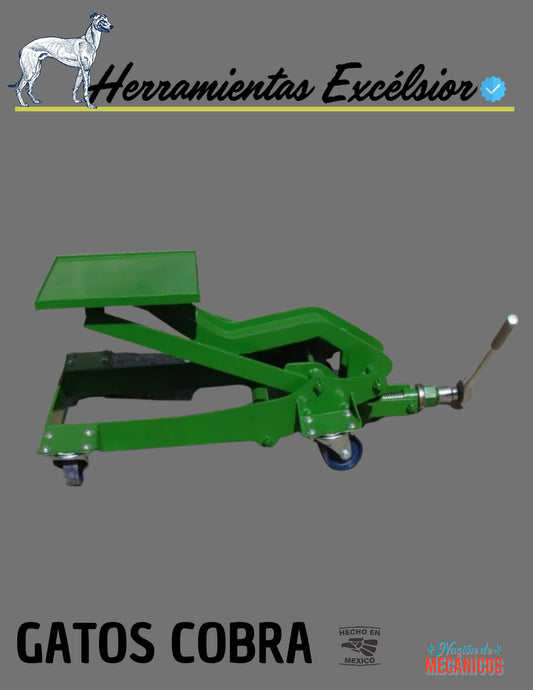 Gato mecanico para transmision diesel 1- 1/2 ton