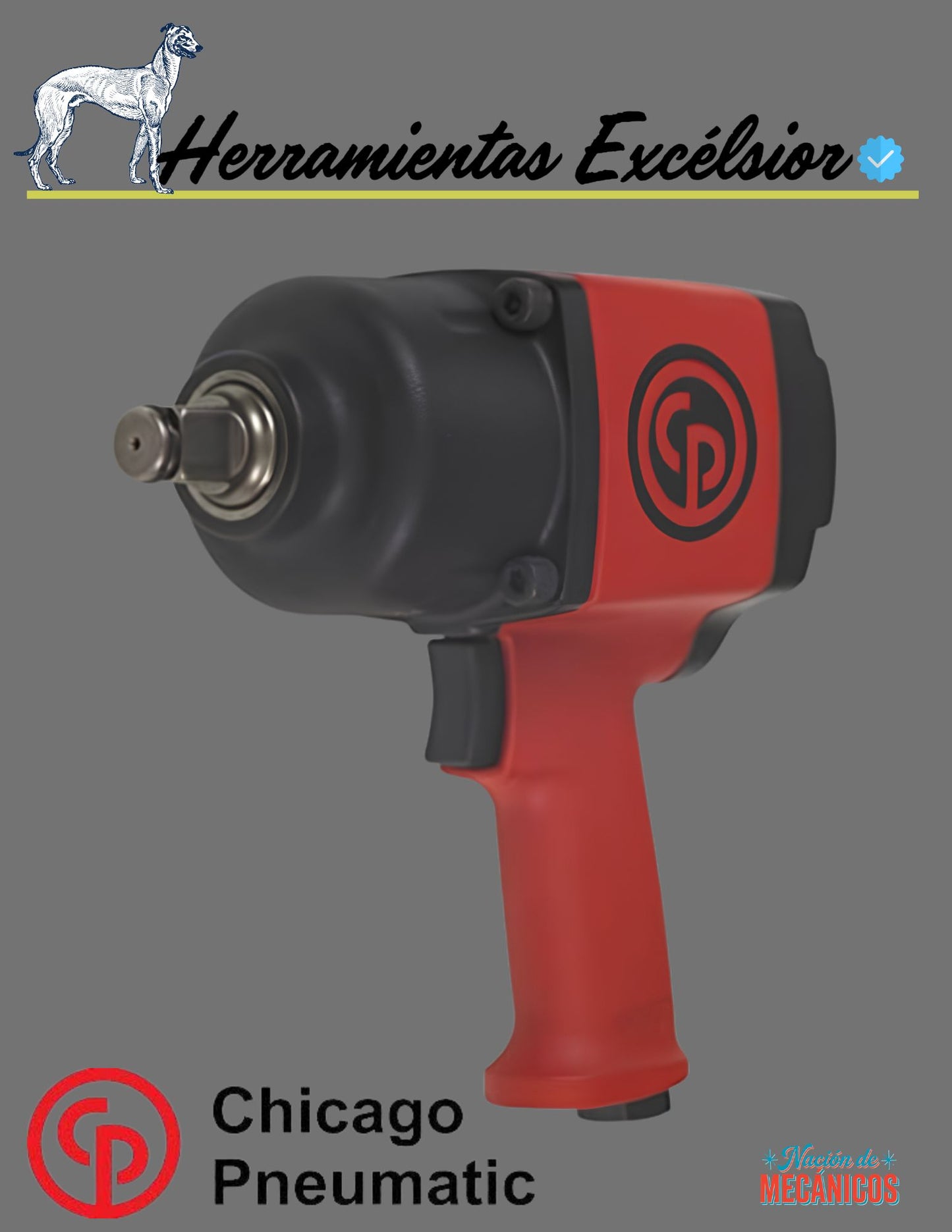 Llave de impacto 3/4" Chicago Pneumatic 7763