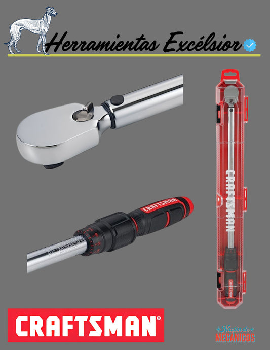 Torquimetro  Craftsman de 1/2" 50-250 lb/ft