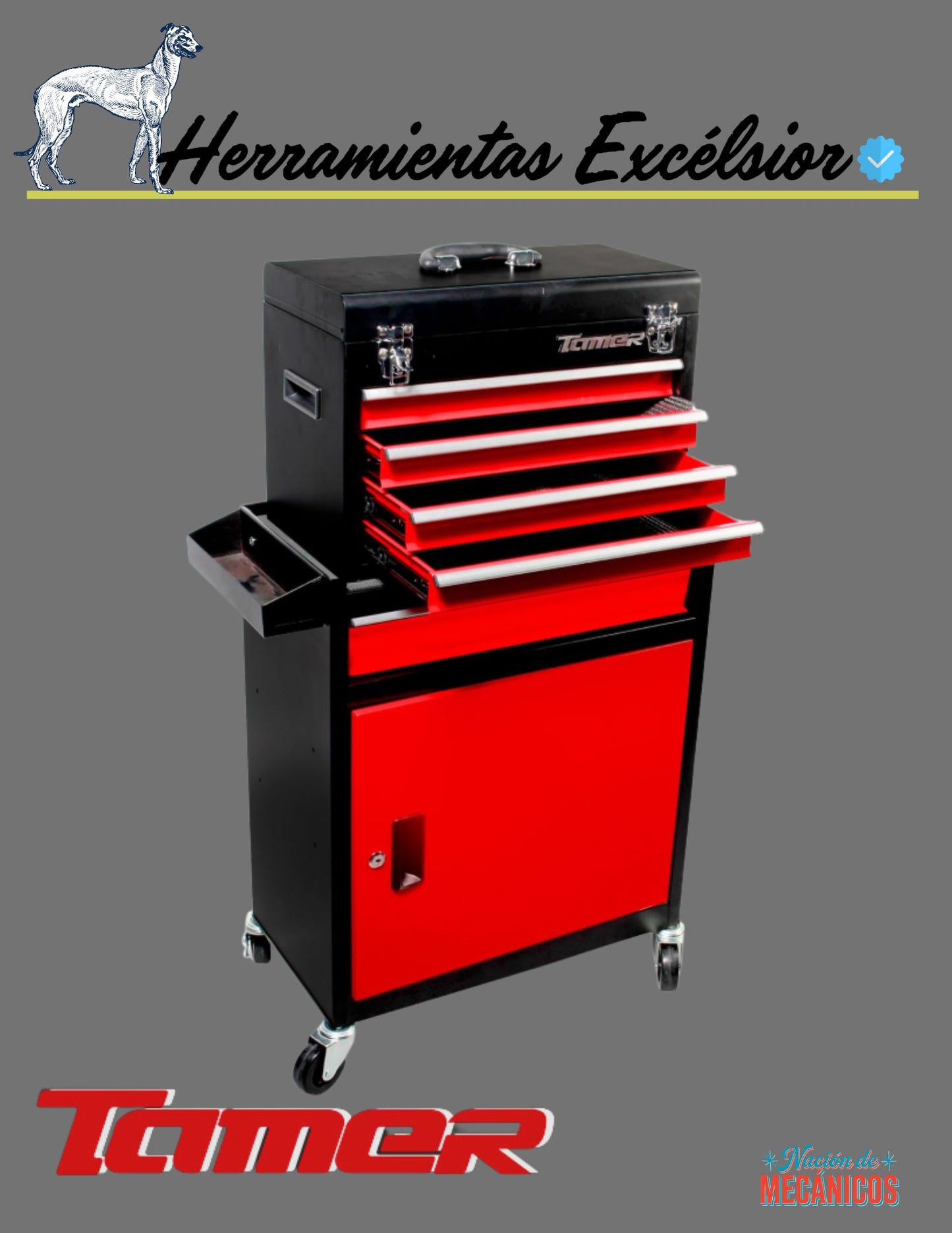Combo caja y estante TAMER CEC-03