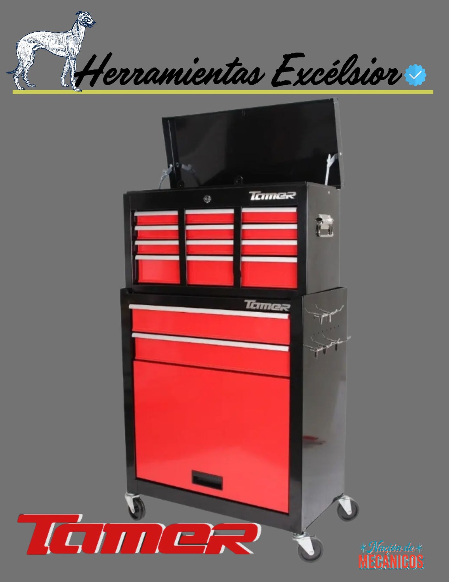 Estante y caja para herramientas combo TAMER CEC-02