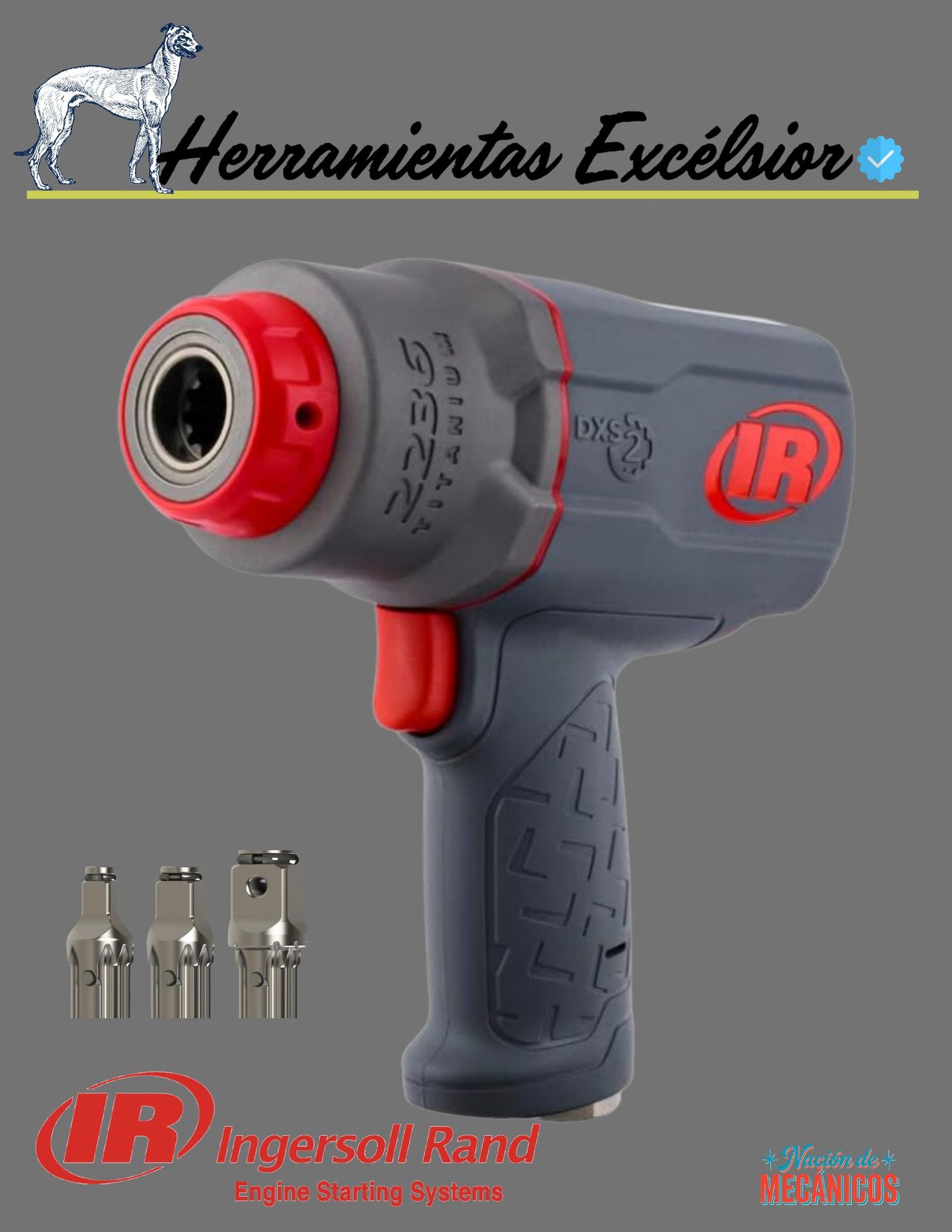 Llave de impacto 1/2" INGERSOLL RAND DSX2