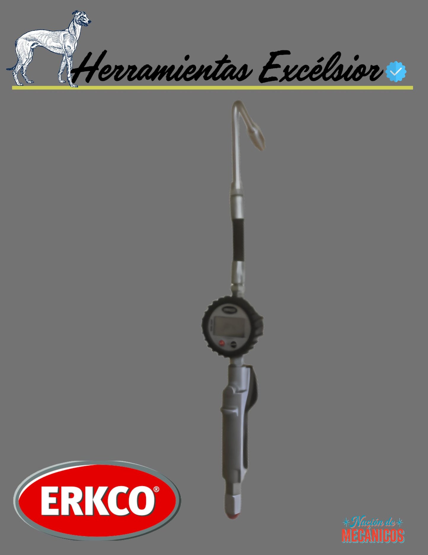 Pistola contadora de aceite y anticongelante electronica ERKCO