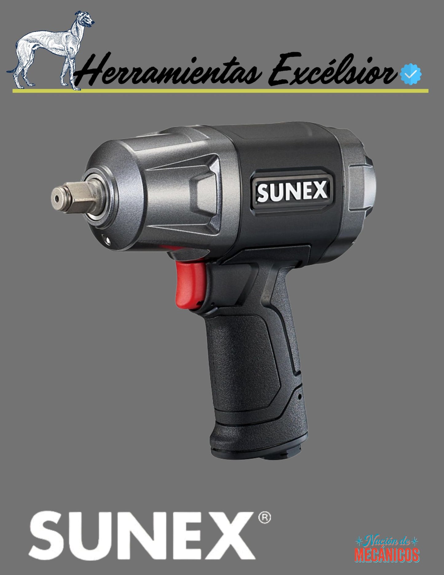 Llave de impacto SUNEX Magnesio 1/2"