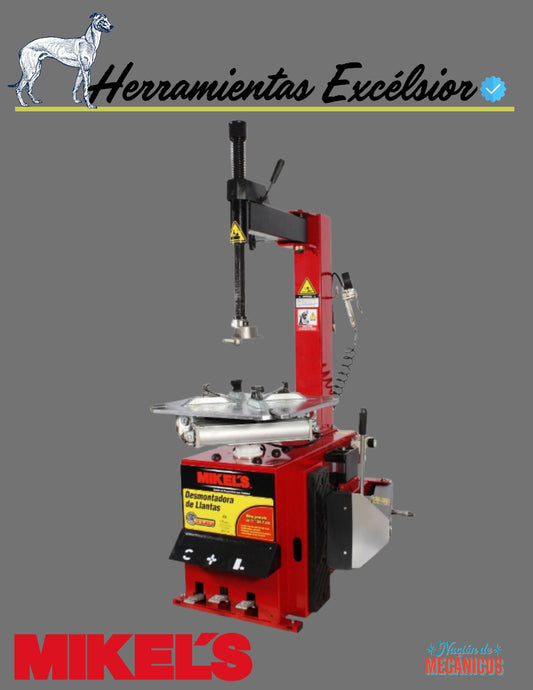 Desmontadora de llantas MIKELS (rin 10” a 24”) MODELO D-1020