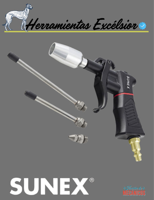 Kit de pistola de aire para sopleteo SUNEX