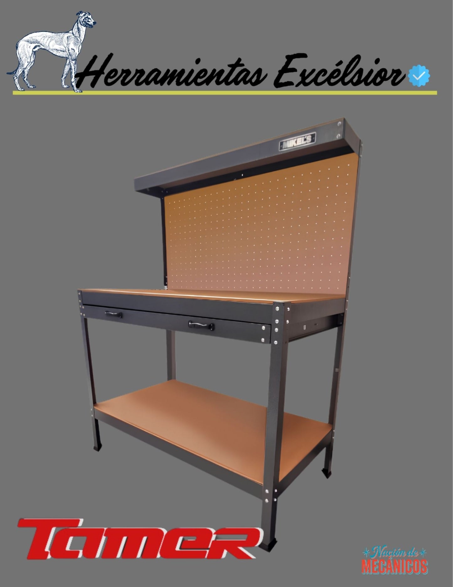 Mesa de trabajo para taller  TAMER MT-126