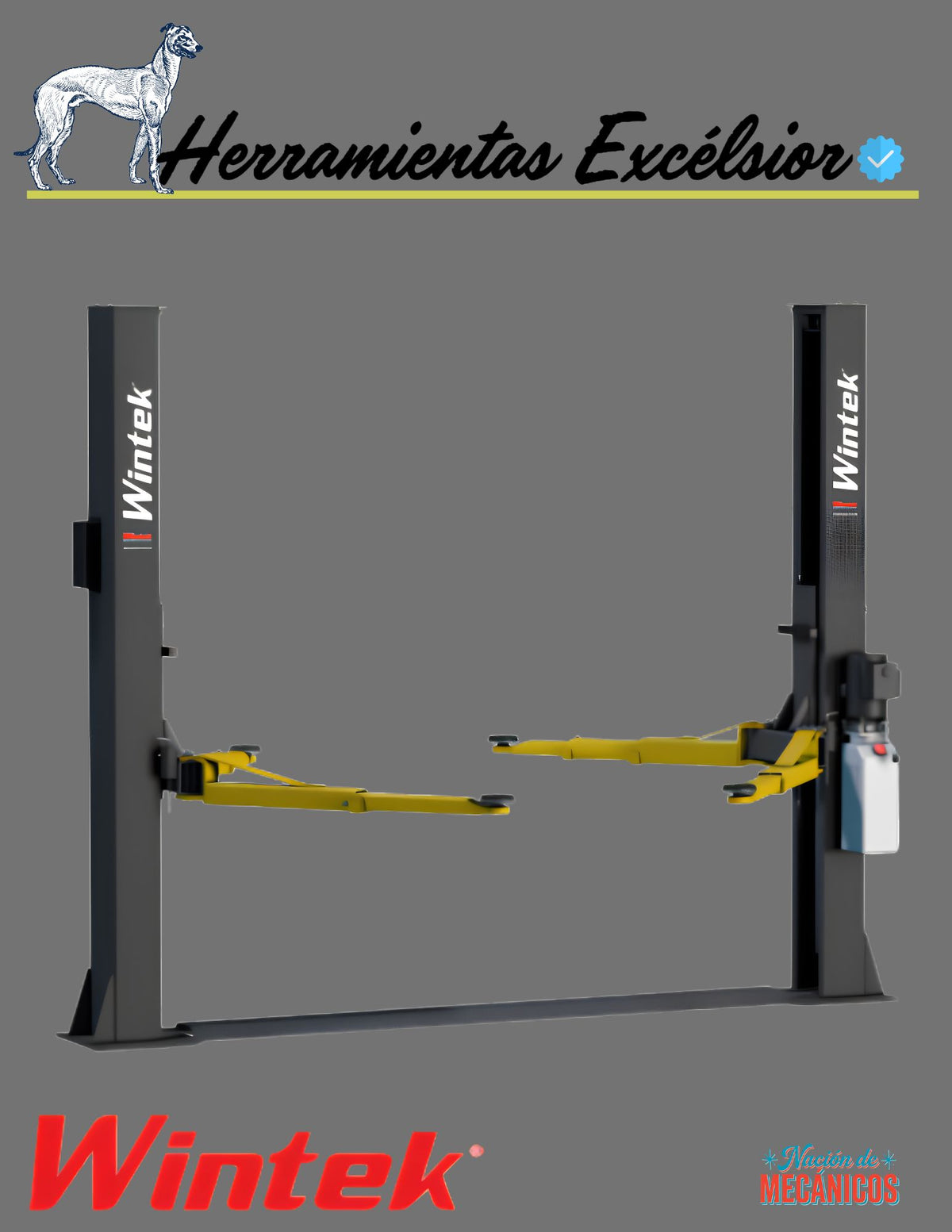 Rampa dos postes 9000 lbs altura libre WINTEK TL109