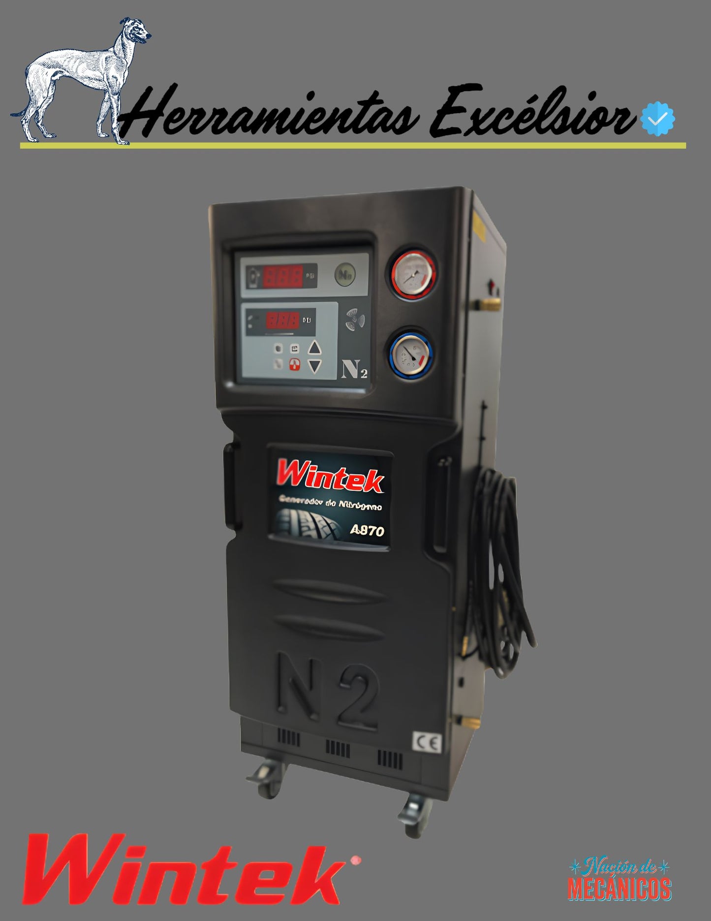 Generador de nitrogeno por ciclos 110V WINTEK A870
