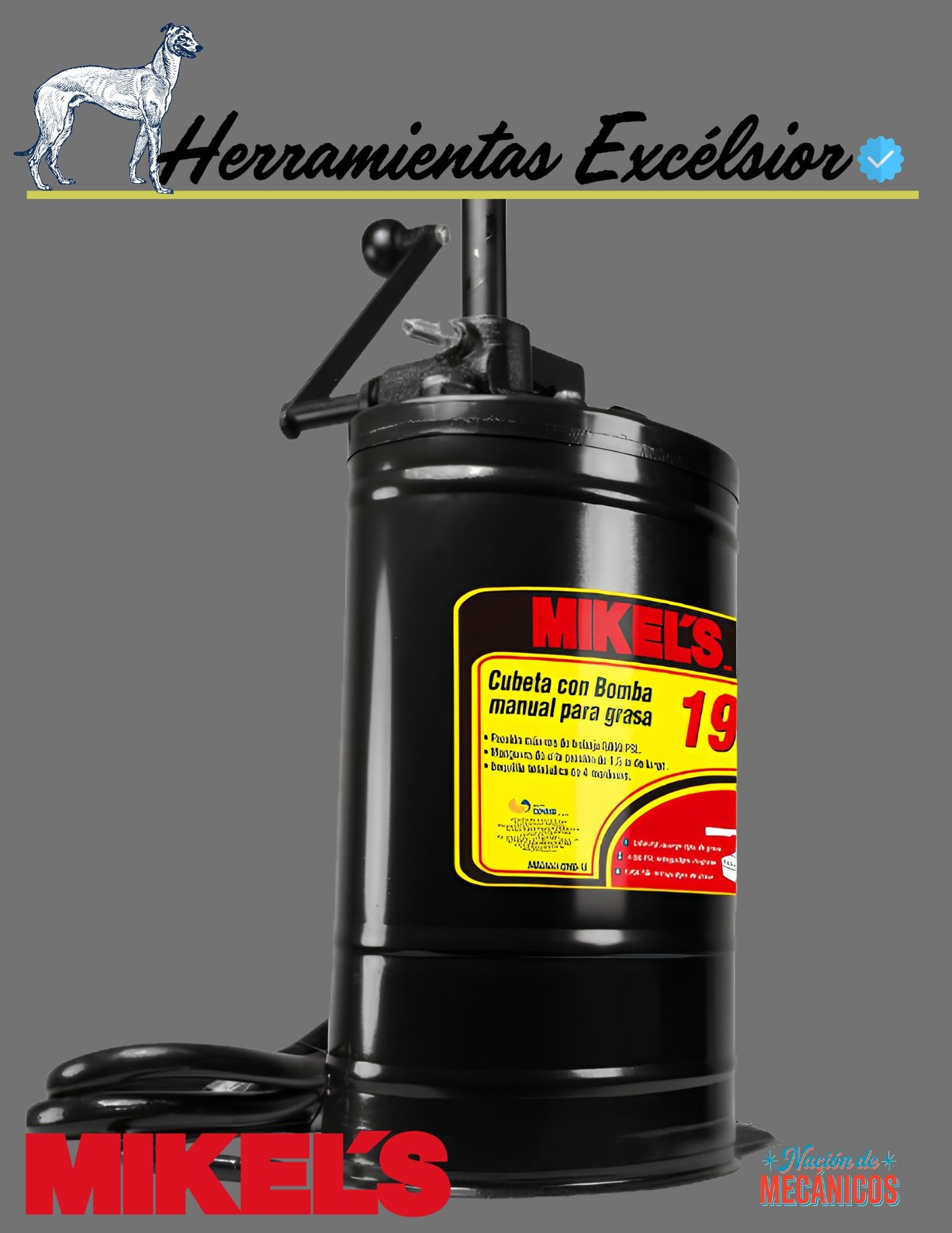 Cubeta para aceite de 19 litros MIKELS