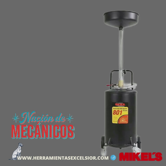Receptor de aceite 80 litros neumatico MIKELS RAU-80