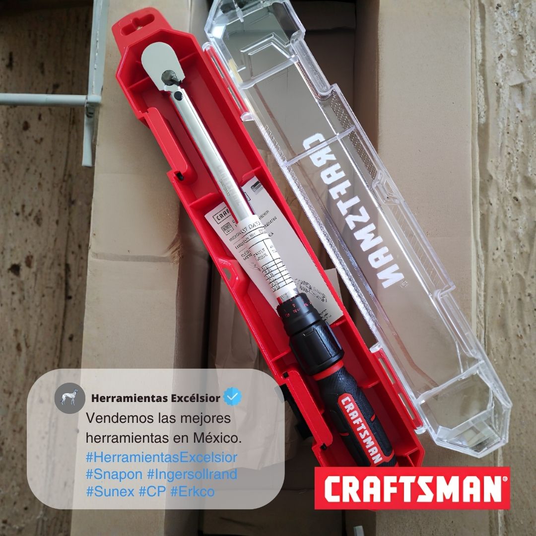 Torquimetro Craftsman de 3/8"  20-100 lb/ft