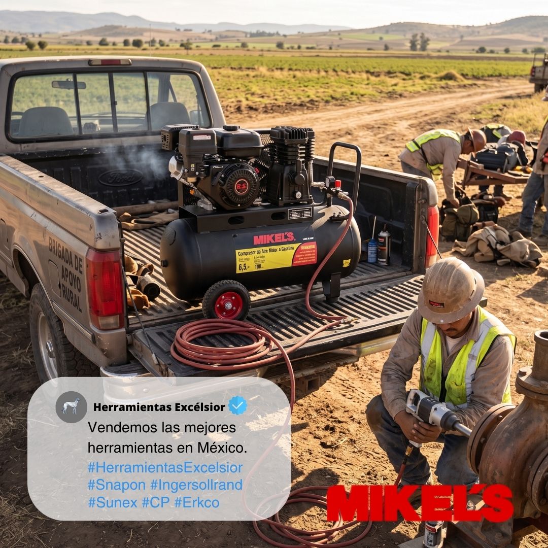 Compresor de aire 6.5 HP Motor a Gasolina (100 lts) CG-6.5HP